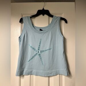 Spirit Sky Blue Starfish Tank Top